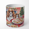 Cavalier Spaniel Christmas Cookies Decorative Soy Candle Nature Soy Wax Essential Oil Home Decor Ideal for Bedroom Kitchen Bath Office Gift, 10 oz