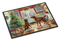 Chesapeake Bay Retriever Christmas Cookies Doormat Indoor Outdoor 24H X 36W Front Door Mat Rugs for Entryway, Non Slip Washable Low Pile,
