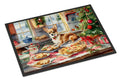 Chihuahua Christmas Cookies Doormat Indoor Outdoor 24H X 36W Front Door Mat Rugs for Entryway, Non Slip Washable Low Pile,