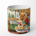 Chow Chow Christmas Cookies Decorative Soy Candle Nature Soy Wax Essential Oil Home Decor Ideal for Bedroom Kitchen Bath Office Gift, 10 oz