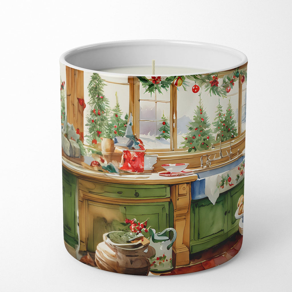 Chow Chow Christmas Cookies Decorative Soy Candle Nature Soy Wax Essential Oil Home Decor Ideal for Bedroom Kitchen Bath Office Gift, 10 oz