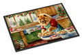 Chow Chow Christmas Cookies Doormat Indoor Outdoor 18H X 27W Front Door Mat Rugs for Entryway, Non Slip Washable