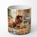 Cocker Spaniel Christmas Cookies Decorative Soy Candle Nature Soy Wax Essential Oil Home Decor Ideal for Bedroom Kitchen Bath Office Gift, 10 oz