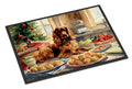 Cocker Spaniel Christmas Cookies Doormat Indoor Outdoor 24H X 36W Front Door Mat Rugs for Entryway, Non Slip Washable Low Pile,