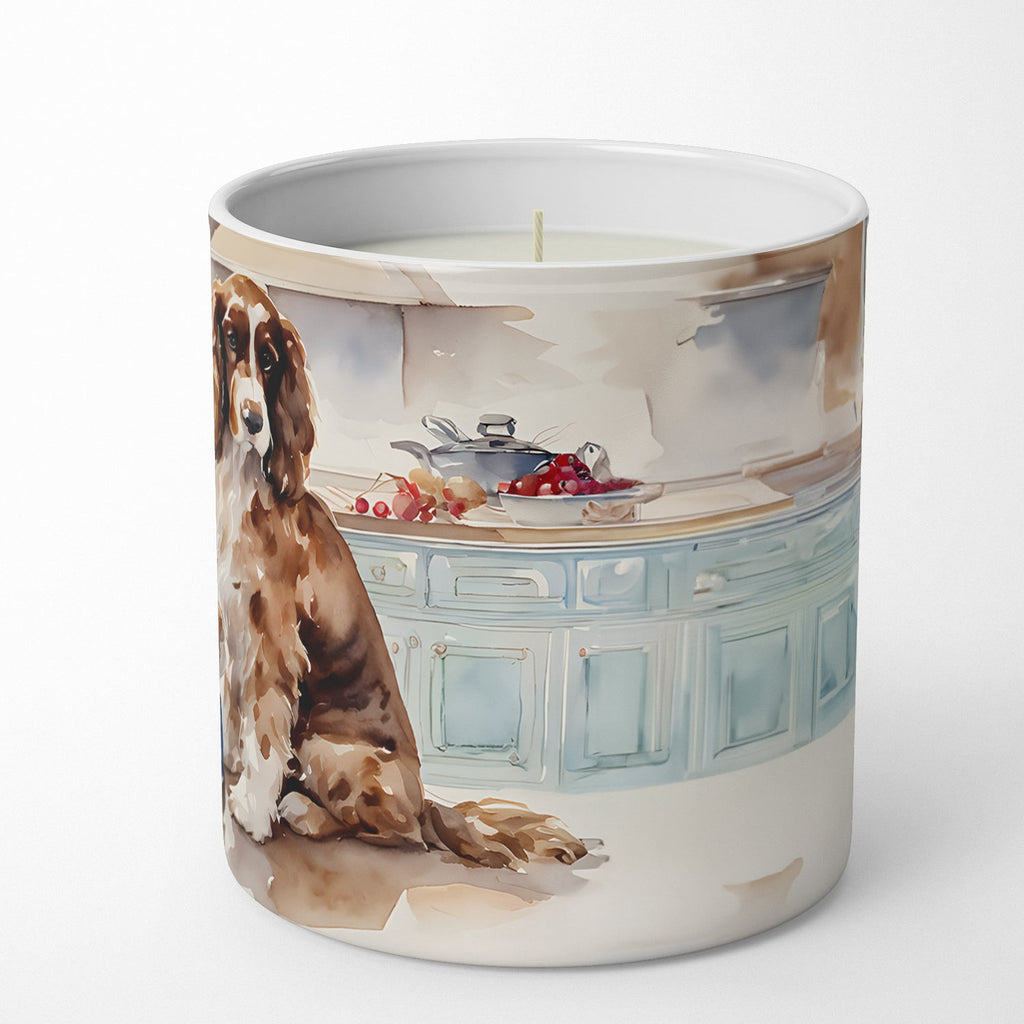 Cocker Spaniel Christmas Cookies Decorative Soy Candle Nature Soy Wax Essential Oil Home Decor Ideal for Bedroom Kitchen Bath Office Gift, 10 oz