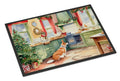 Corgi Christmas Cookies Doormat Indoor Outdoor 24H X 36W Front Door Mat Rugs for Entryway, Non Slip Washable Low Pile,
