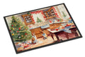 Corgi Christmas Cookies Doormat Indoor Outdoor 18H X 27W Front Door Mat Rugs for Entryway, Non Slip Washable