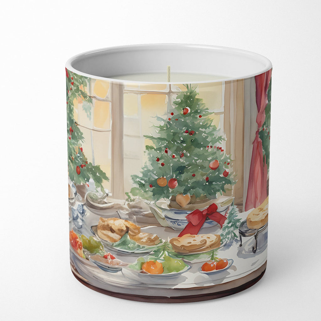 Doberman Pinscher Christmas Cookies Decorative Soy Candle Nature Soy Wax Essential Oil Home Decor Ideal for Bedroom Kitchen Bath Office Gift, 10 oz