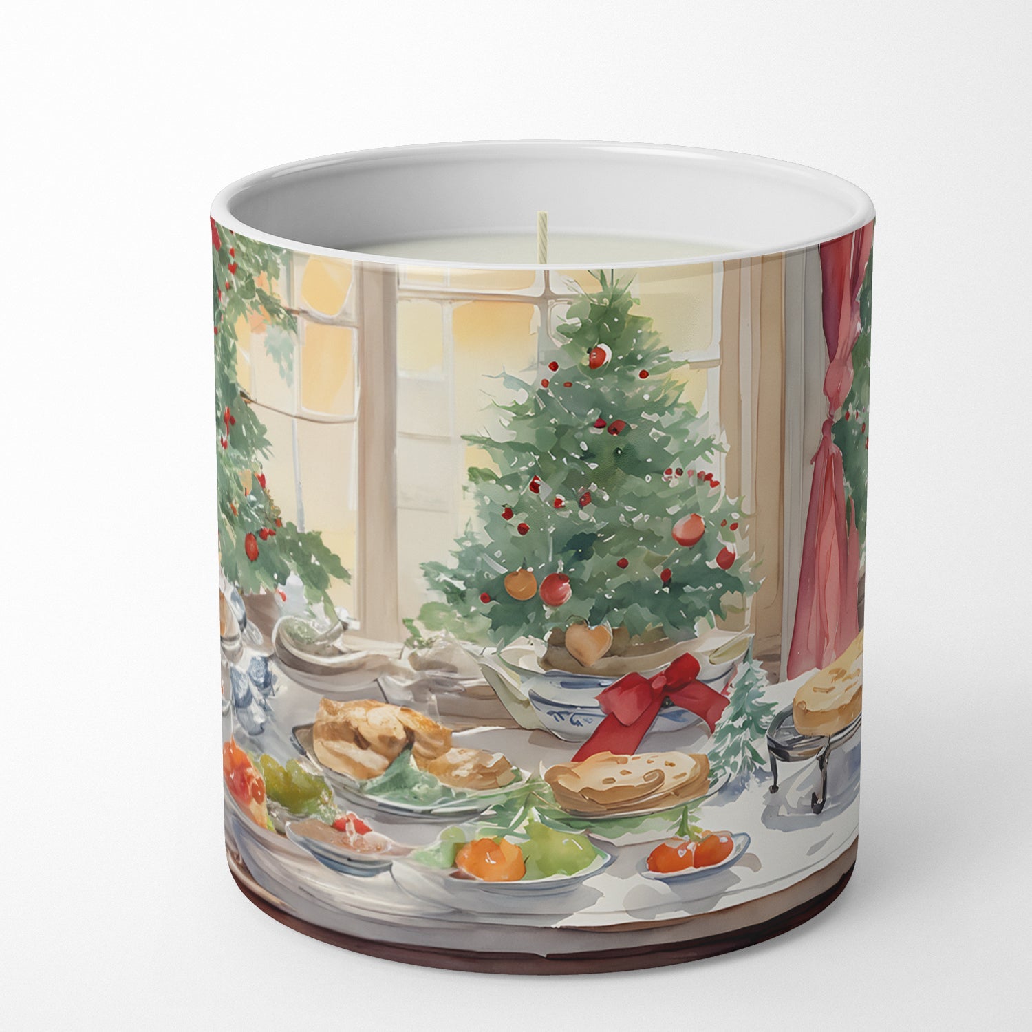 Doberman Pinscher Christmas Cookies Decorative Soy Candle Nature Soy Wax Essential Oil Home Decor Ideal for Bedroom Kitchen Bath Office Gift, 10 oz