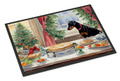 Doberman Pinscher Christmas Cookies Doormat Indoor Outdoor 24H X 36W Front Door Mat Rugs for Entryway, Non Slip Washable Low Pile,