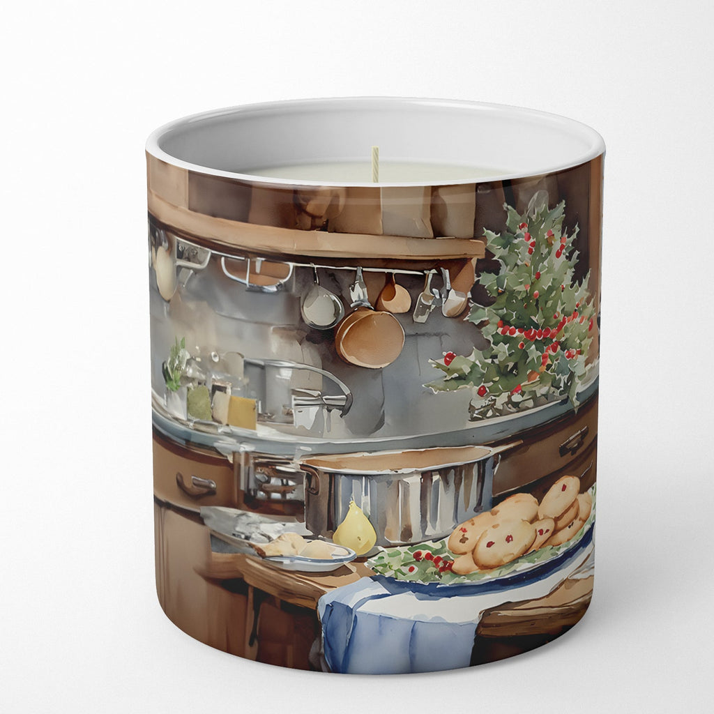 English Cocker Spaniel Christmas Cookies Decorative Soy Candle Nature Soy Wax Essential Oil Home Decor Ideal for Bedroom Kitchen Bath Office Gift, 10 oz