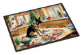 German Shepherd Christmas Cookies Doormat Indoor Outdoor 24H X 36W Front Door Mat Rugs for Entryway, Non Slip Washable Low Pile,