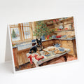 German Shepherd Christmas Cookies Greeting Cards Pack of 8 Blank Cards with Envelopes Whimsical A7 Size 5x7