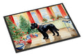 Giant Schnauzer Christmas Cookies Doormat Indoor Outdoor 18H X 27W Front Door Mat Rugs for Entryway, Non Slip Washable