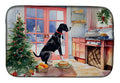 Great Dane Christmas Cookies Dish Drying Mat Absorbent Dish Drying Mat Pad for Kitchen Counter Dish Drainer Mat for Countertop, 14 x 21", Multicolor