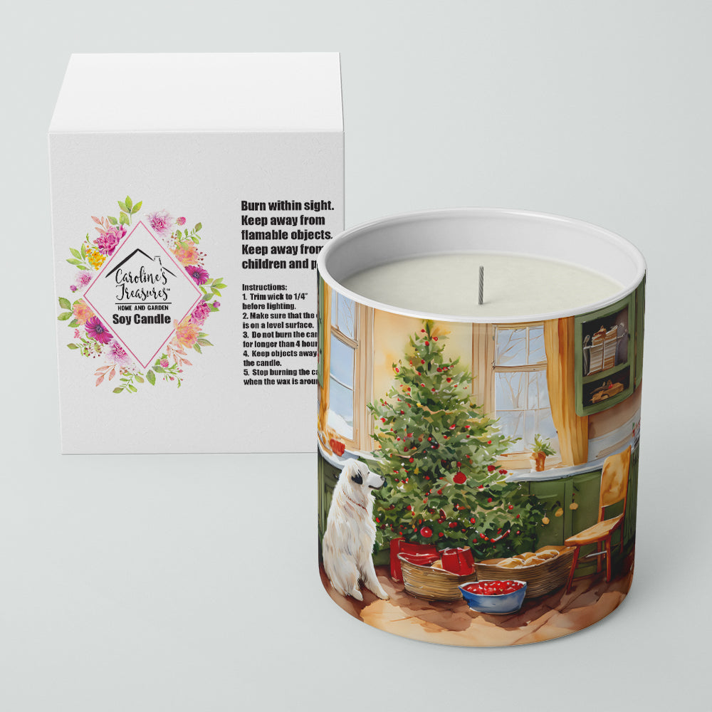 Great Pyrenees Christmas Cookies Decorative Soy Candle Nature Soy Wax Essential Oil Home Decor Ideal for Bedroom Kitchen Bath Office Gift, 10 oz