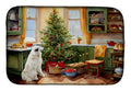 Great Pyrenees Christmas Cookies Dish Drying Mat Absorbent Dish Drying Mat Pad for Kitchen Counter Dish Drainer Mat for Countertop, 14 x 21", Multicolor