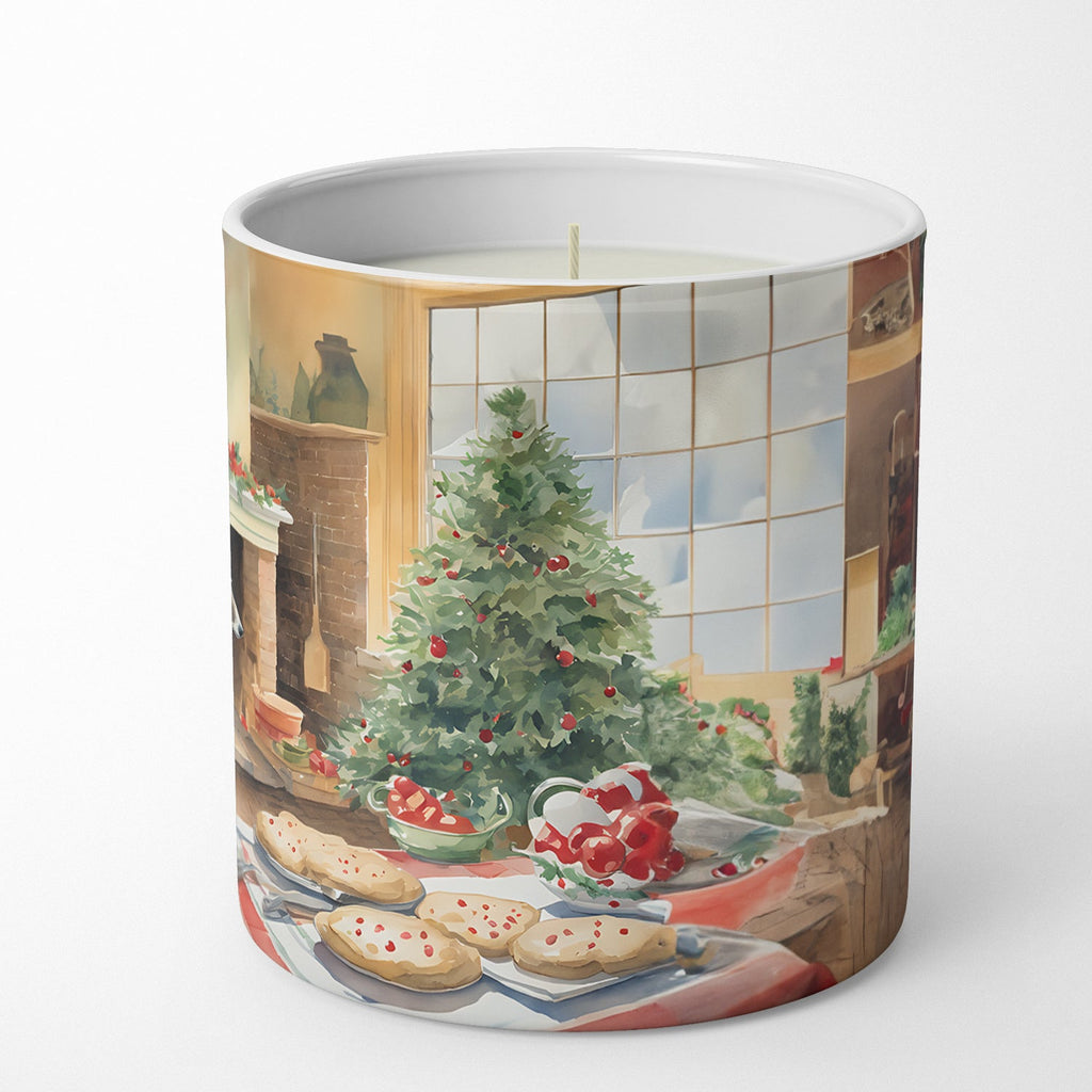 Greyhound Christmas Cookies Decorative Soy Candle Nature Soy Wax Essential Oil Home Decor Ideal for Bedroom Kitchen Bath Office Gift, 10 oz