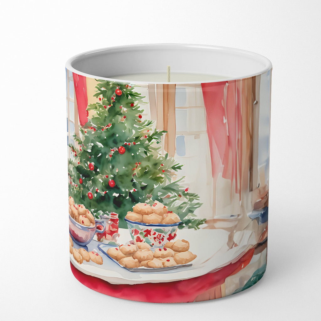 Chinese Crested Christmas Cookies Decorative Soy Candle Nature Soy Wax Essential Oil Home Decor Ideal for Bedroom Kitchen Bath Office Gift, 10 oz