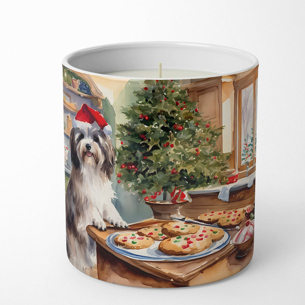 Havanese Christmas Cookies Decorative Soy Candle Nature Soy Wax Essential Oil Home Decor Ideal for Bedroom Kitchen Bath Office Gift, 10 oz
