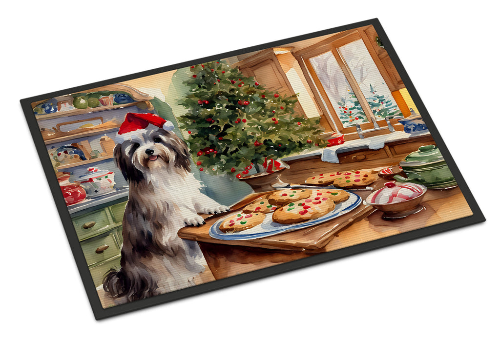 Havanese Christmas Cookies Doormat Indoor Outdoor 24H X 36W Front Door Mat Rugs for Entryway, Non Slip Washable Low Pile,