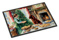 Irish Setter Christmas Cookies Doormat Indoor Outdoor 24H X 36W Front Door Mat Rugs for Entryway, Non Slip Washable Low Pile,