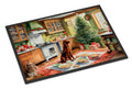 Irish Setter Christmas Cookies Doormat Indoor Outdoor 24H X 36W Front Door Mat Rugs for Entryway, Non Slip Washable Low Pile,