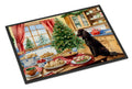 Irish Water Spaniel Christmas Cookies Doormat Indoor Outdoor 24H X 36W Front Door Mat Rugs for Entryway, Non Slip Washable Low Pile,