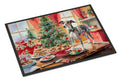 Italian Greyhound Christmas Cookies Doormat Indoor Outdoor 24H X 36W Front Door Mat Rugs for Entryway, Non Slip Washable Low Pile,