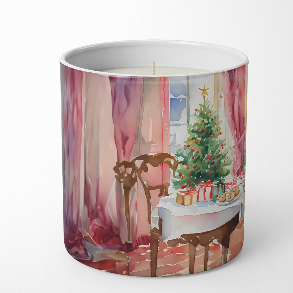 Italian Greyhound Christmas Cookies Decorative Soy Candle Nature Soy Wax Essential Oil Home Decor Ideal for Bedroom Kitchen Bath Office Gift, 10 oz