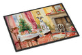Italian Greyhound Christmas Cookies Doormat Indoor Outdoor 18H X 27W Front Door Mat Rugs for Entryway, Non Slip Washable