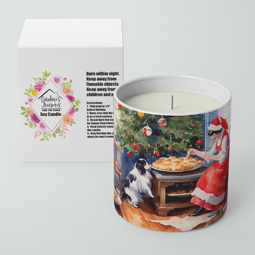 Japanese Chin Christmas Cookies Decorative Soy Candle Nature Soy Wax Essential Oil Home Decor Ideal for Bedroom Kitchen Bath Office Gift, 10 oz