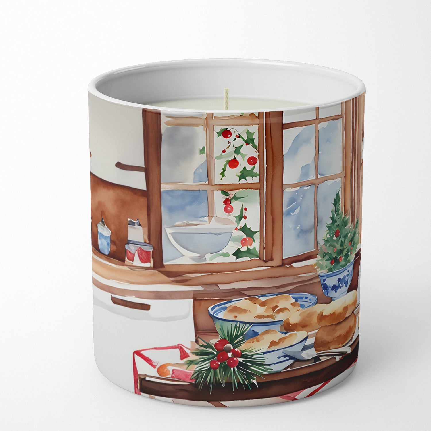 Japanese Chin Christmas Cookies Decorative Soy Candle Nature Soy Wax Essential Oil Home Decor Ideal for Bedroom Kitchen Bath Office Gift, 10 oz
