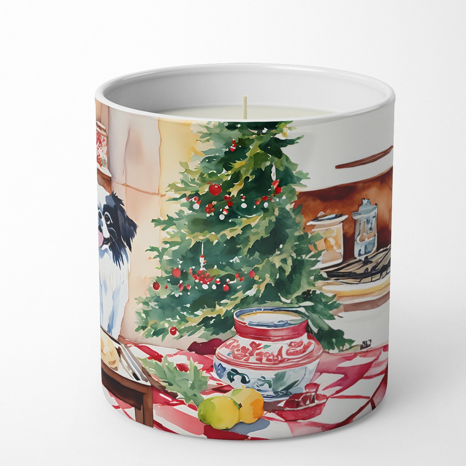 Japanese Chin Christmas Cookies Decorative Soy Candle Nature Soy Wax Essential Oil Home Decor Ideal for Bedroom Kitchen Bath Office Gift, 10 oz