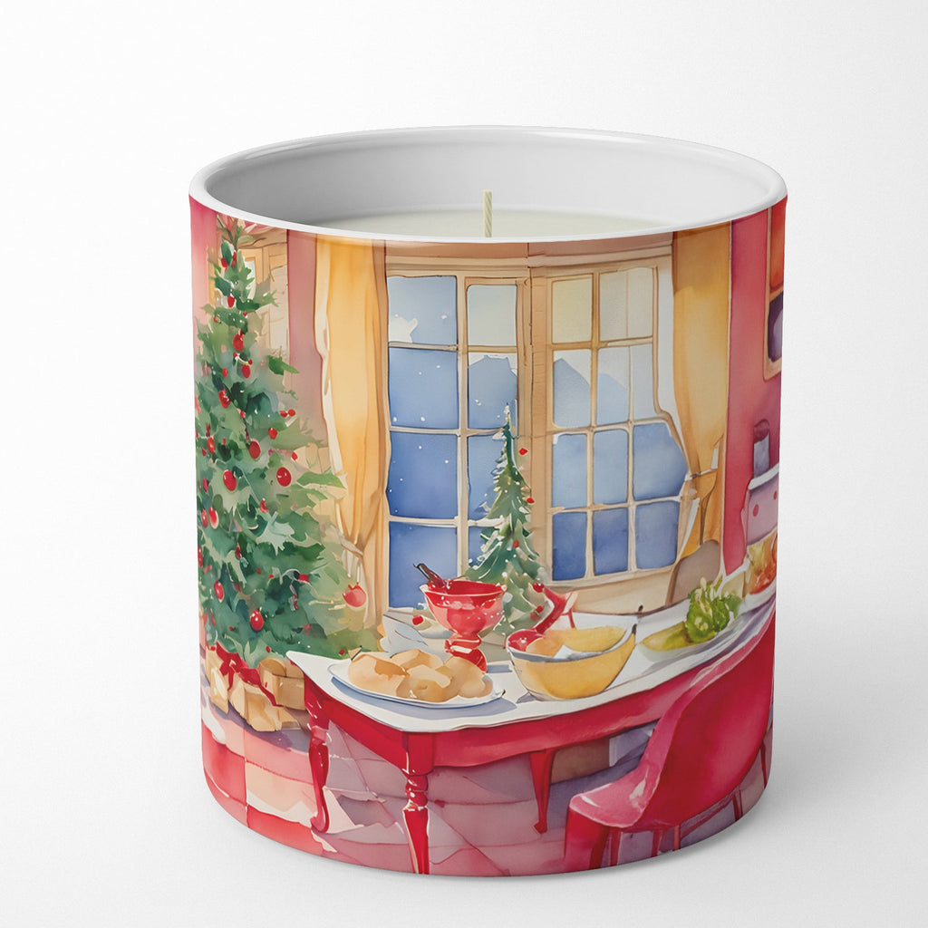 Japanese Spitz Christmas Cookies Decorative Soy Candle Nature Soy Wax Essential Oil Home Decor Ideal for Bedroom Kitchen Bath Office Gift, 10 oz