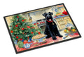Kerry Blue Terrier Christmas Cookies Doormat Indoor Outdoor 24H X 36W Front Door Mat Rugs for Entryway, Non Slip Washable Low Pile,