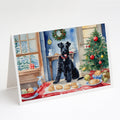 Kerry Blue Terrier Christmas Cookies Greeting Cards Pack of 8 Blank Cards with Envelopes Whimsical A7 Size 5x7