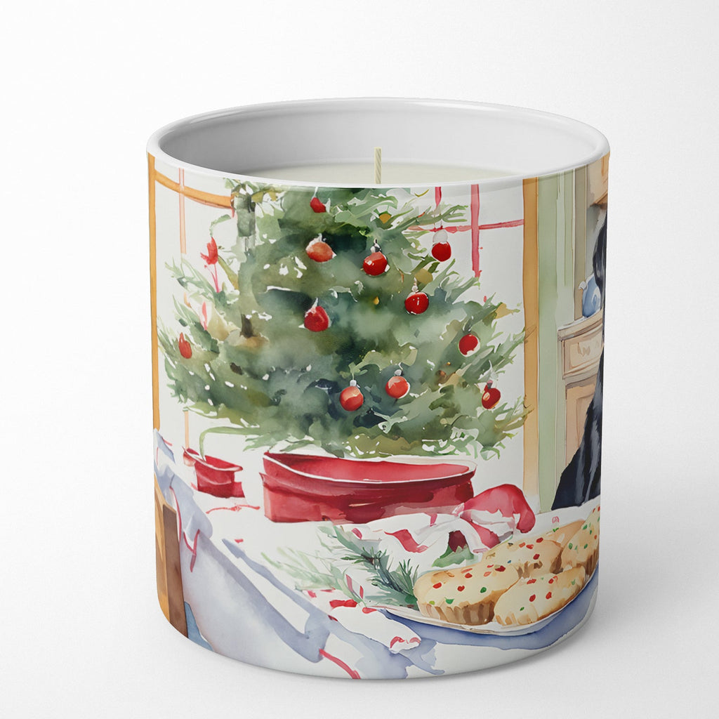 Labrador Retriever Christmas Cookies Decorative Soy Candle Nature Soy Wax Essential Oil Home Decor Ideal for Bedroom Kitchen Bath Office Gift, 10 oz