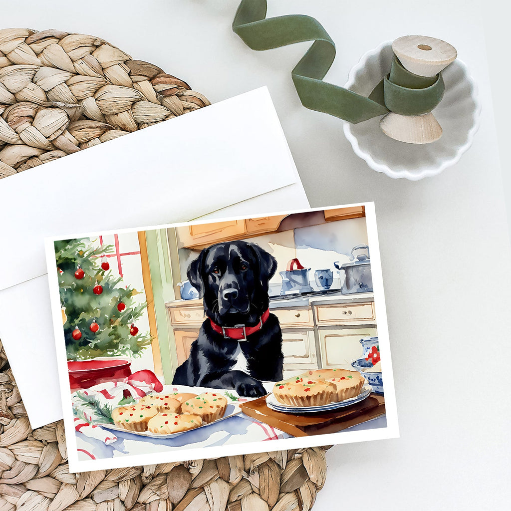 Labrador Retriever Christmas Cookies Greeting Cards Pack of 8 Blank Cards with Envelopes Whimsical A7 Size 5x7