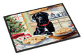 Labrador Retriever Christmas Cookies Doormat Indoor Outdoor 18H X 27W Front Door Mat Rugs for Entryway, Non Slip Washable