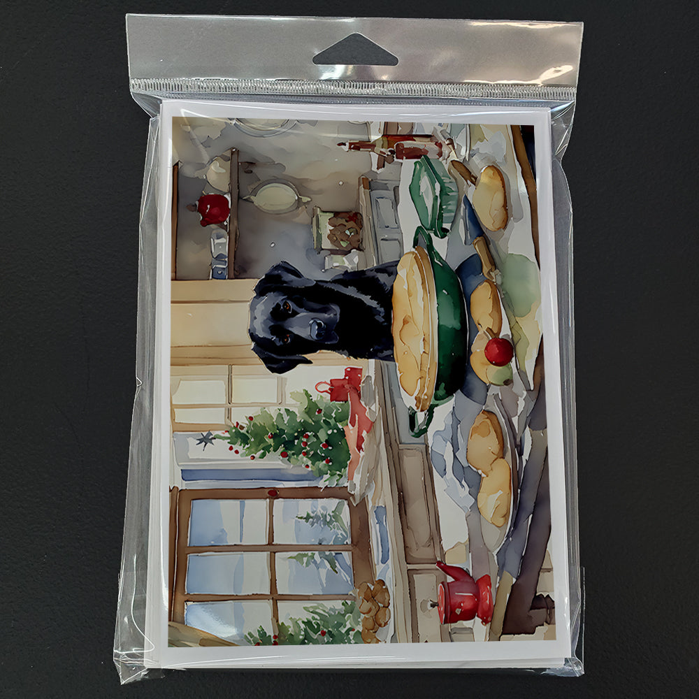 Labrador Retriever Christmas Cookies Greeting Cards Pack of 8 Blank Cards with Envelopes Whimsical A7 Size 5x7