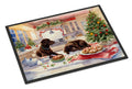 Labrador Retriever Christmas Cookies Doormat Indoor Outdoor 18H X 27W Front Door Mat Rugs for Entryway, Non Slip Washable