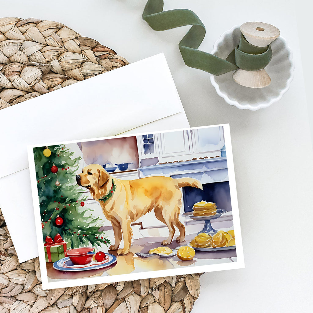Labrador Retriever Christmas Cookies Greeting Cards Pack of 8 Blank Cards with Envelopes Whimsical A7 Size 5x7