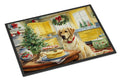 Labrador Retriever Christmas Cookies Doormat Indoor Outdoor 18H X 27W Front Door Mat Rugs for Entryway, Non Slip Washable