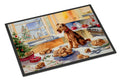 Lakeland Terrier Christmas Cookies Doormat Indoor Outdoor 18H X 27W Front Door Mat Rugs for Entryway, Non Slip Washable