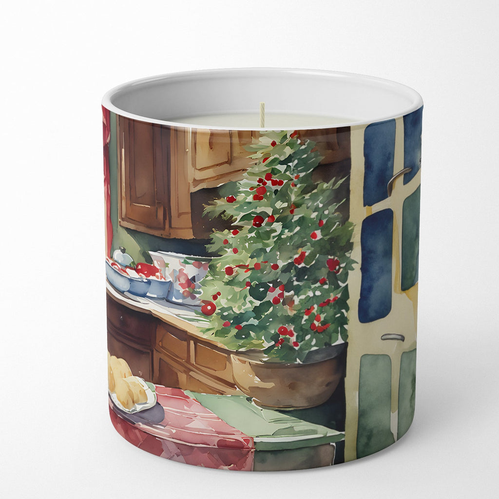 Maltese Christmas Cookies Decorative Soy Candle Nature Soy Wax Essential Oil Home Decor Ideal for Bedroom Kitchen Bath Office Gift, 10 oz