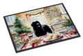Newfoundland Christmas Cookies Doormat Indoor Outdoor 18H X 27W Front Door Mat Rugs for Entryway, Non Slip Washable