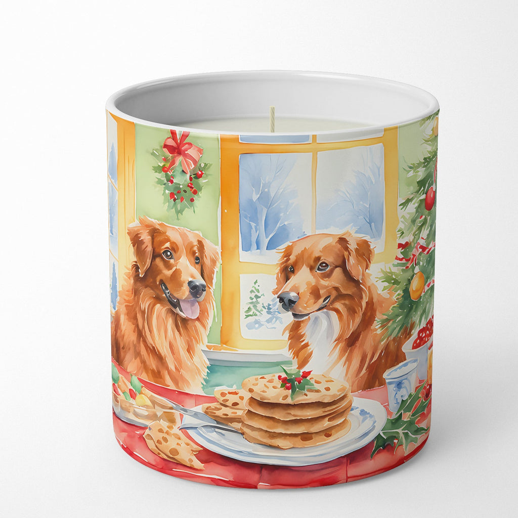 Nova Scotia Duck Toller Christmas Cookies Decorative Soy Candle Nature Soy Wax Essential Oil Home Decor Ideal for Bedroom Kitchen Bath Office Gift, 10 oz