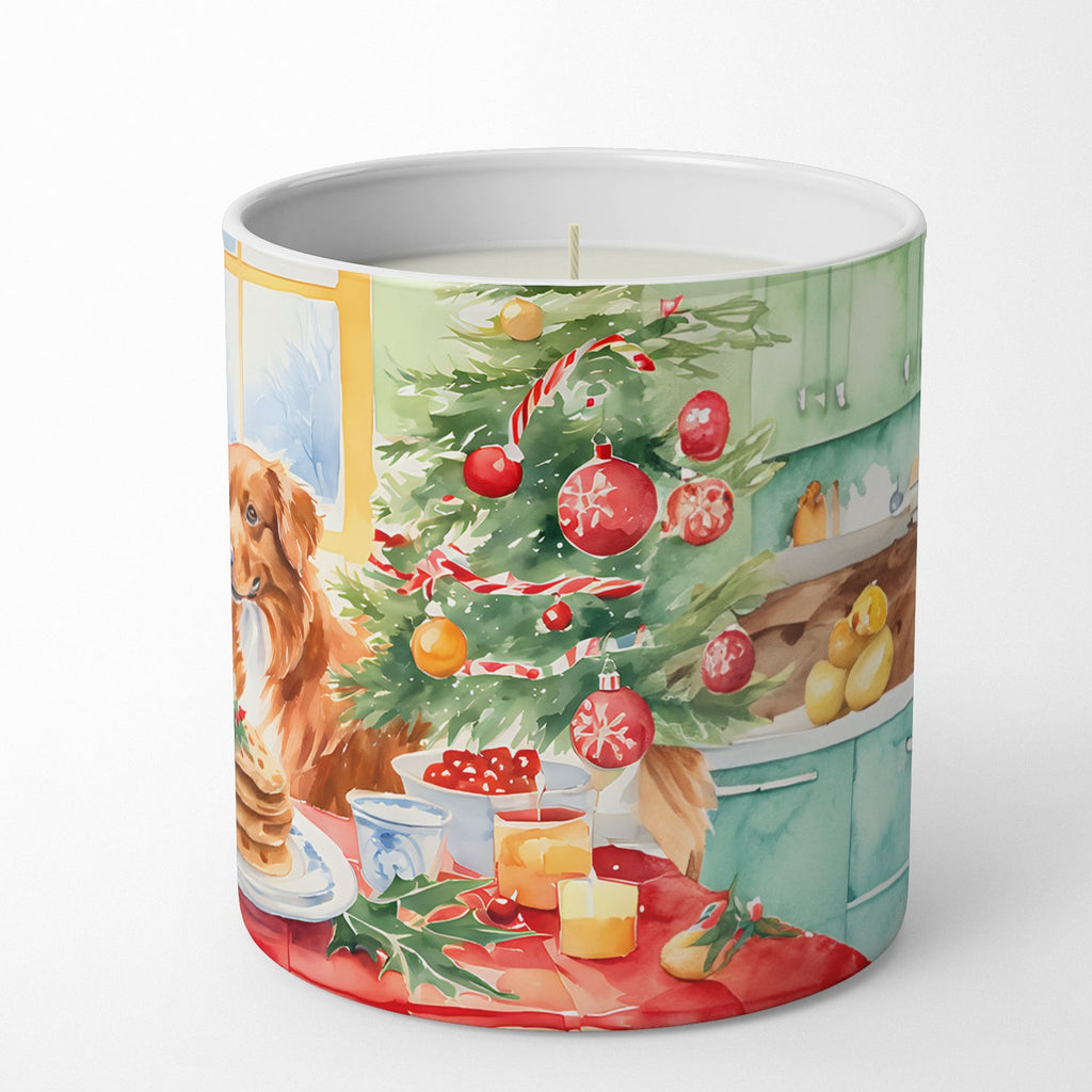 Nova Scotia Duck Toller Christmas Cookies Decorative Soy Candle Nature Soy Wax Essential Oil Home Decor Ideal for Bedroom Kitchen Bath Office Gift, 10 oz