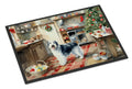 Old English Sheepdog Christmas Cookies Doormat Indoor Outdoor 24H X 36W Front Door Mat Rugs for Entryway, Non Slip Washable Low Pile,